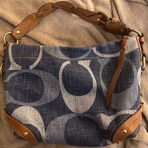 Coach Signature Denim Bag